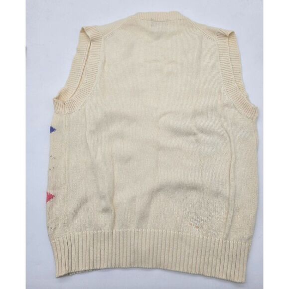 Vintage Boston Traders Argyle Knit Vest Size - Picture 7 of 8